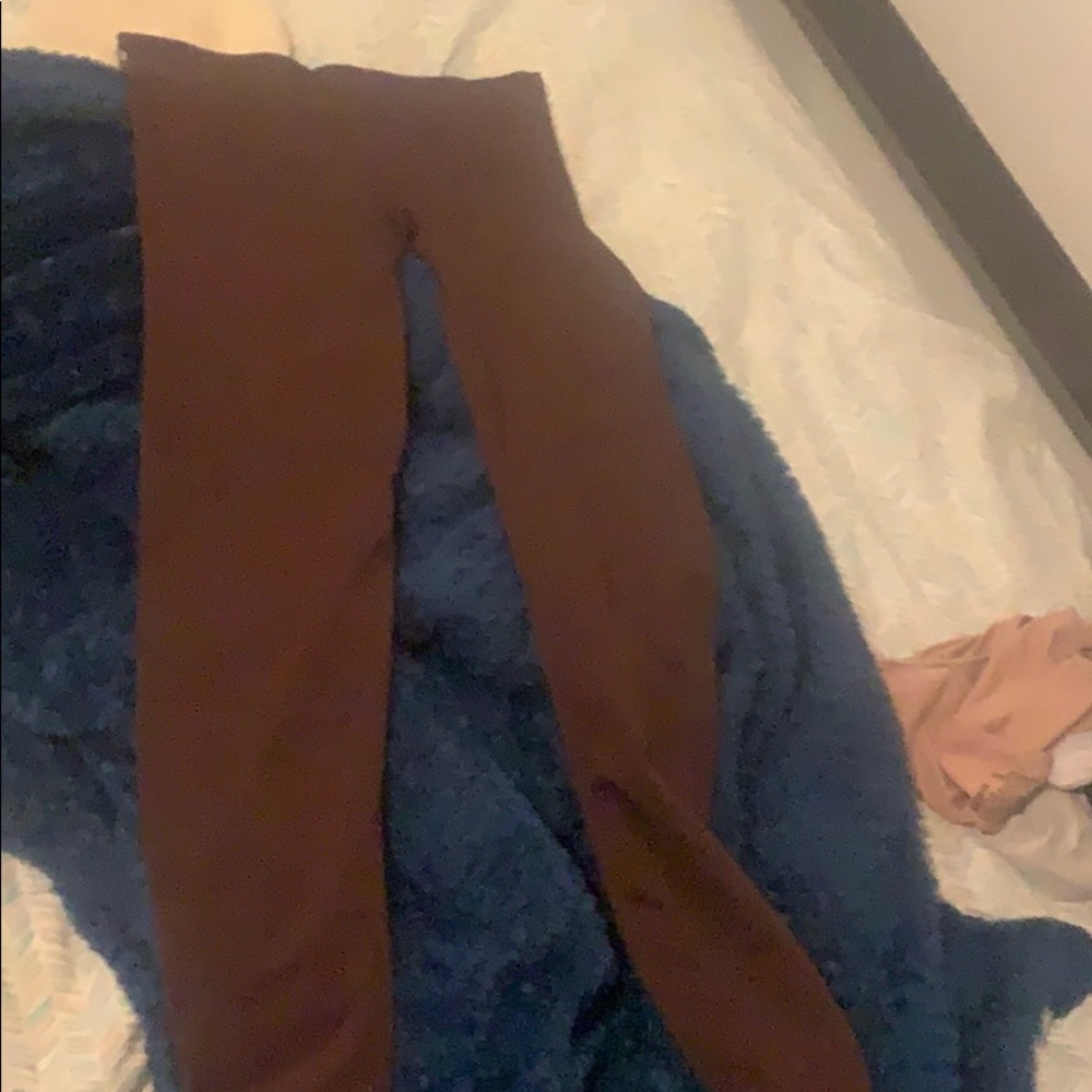 Brown Skintight Leggings
